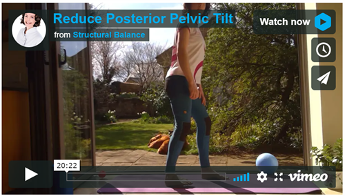 Reducing Posterior Pelvic Tilt